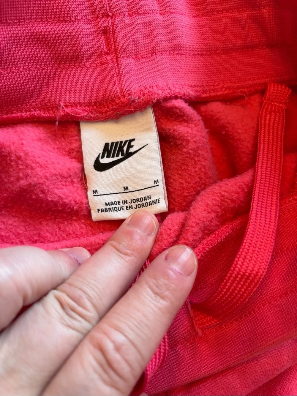 Nike Kids' Pink Fleece Bottoms